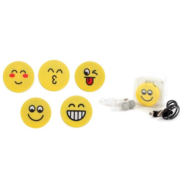 MP3 EMOTICONO EN CAJA DE REGALO CABLECASCOS