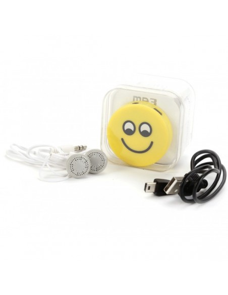 MP3 EMOTICONO EN CAJA DE REGALO CABLECASCOS