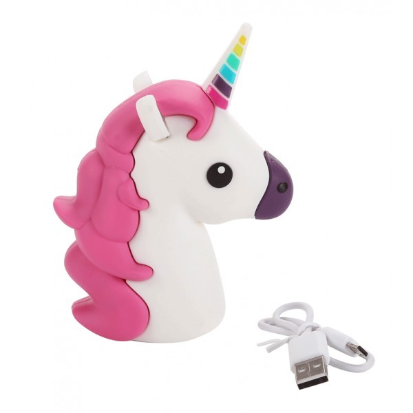 POWER BANK UNICORNIO 1200 mha EN CAJA DE REGALO