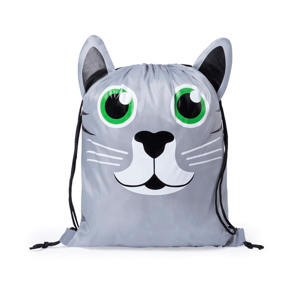 MOCHILA POLIESTER GATO