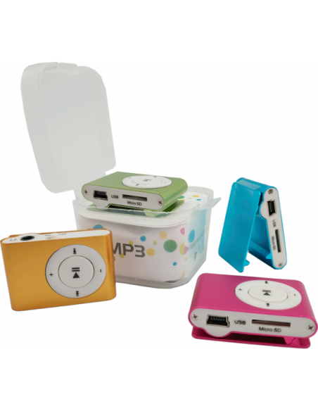 MP3 PLAYER CLIP AURICULARES CABLE USB EN CAJA