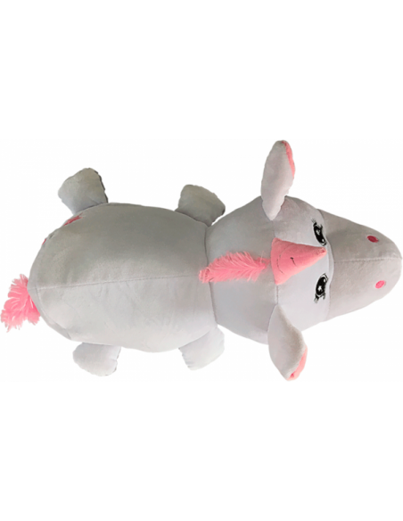 PELUCHE REVERSIBLE 2 EN 1 UNI HIPO 43 CM