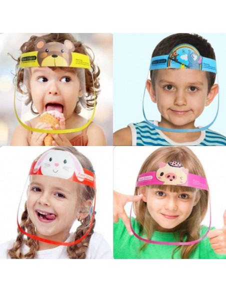 PANTALLA FACIAL INFANTIL ANIMALES