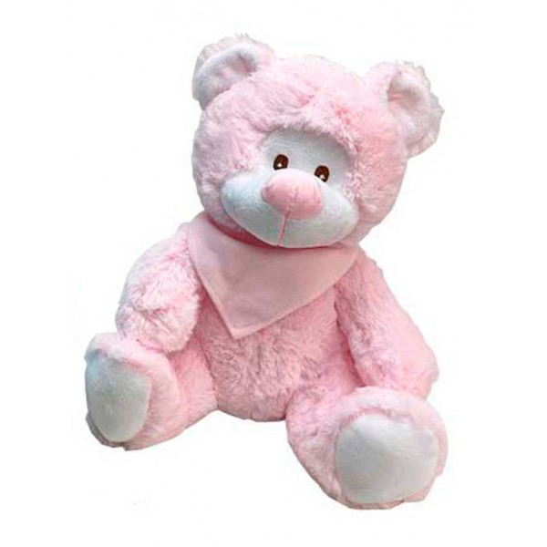 OSO PELUCHE PANUELO ROSA