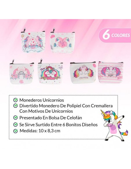 MONEDEROS UNICORNIOS