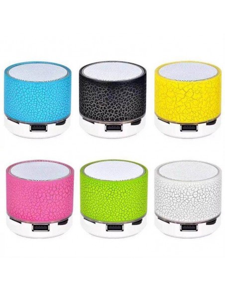 MINI ALTAVOZ BLUETOOTH CON LUZ LEDRADIOUSB