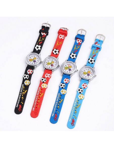 RELOJ FuTBOL SILICONA RELOJES INFANTILES NINOS