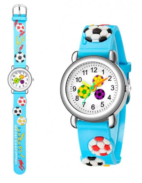 RELOJ FuTBOL SILICONA RELOJES INFANTILES NINOS