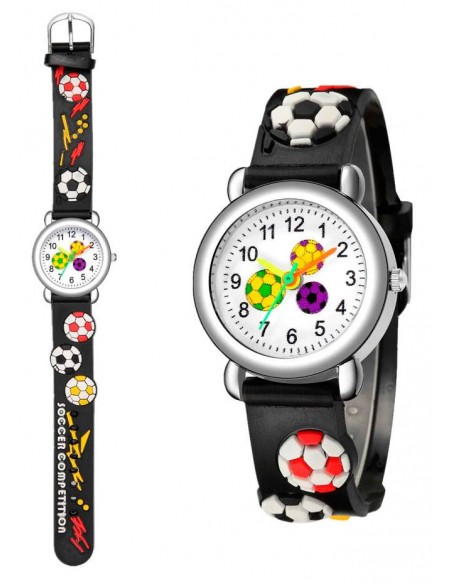 RELOJ FuTBOL SILICONA RELOJES INFANTILES NINOS