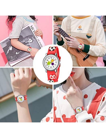 RELOJ FuTBOL SILICONA RELOJES INFANTILES NINOS