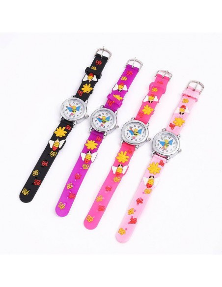 RELOJ ABEJA SILICONA RELOJES INFANTILES NINAS CUMPLEANOS