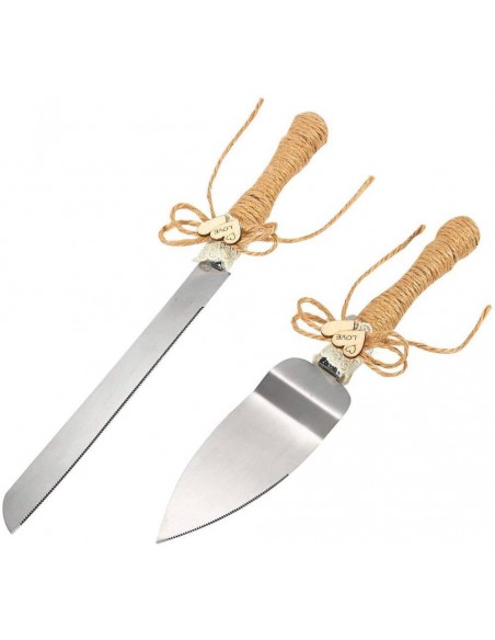 SET DE CUCHILLO Y PALA KRAFT BODA