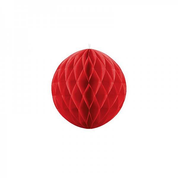 POMPONES NIDO 20CM ROJO