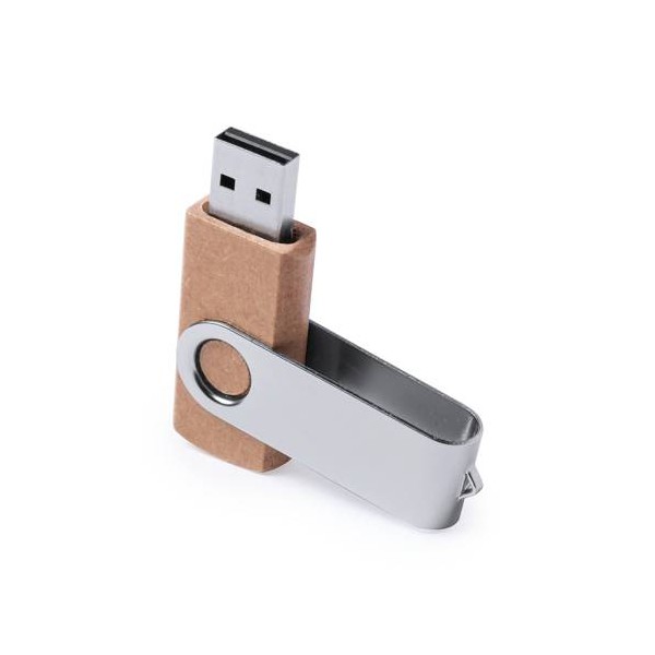 USB CARToN RECICLADO 16 GB PRESENTADO EN ESTUCHE