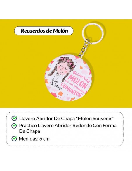 LLAVERO CHAPA ABRIDOR RECUERDO MOLoN