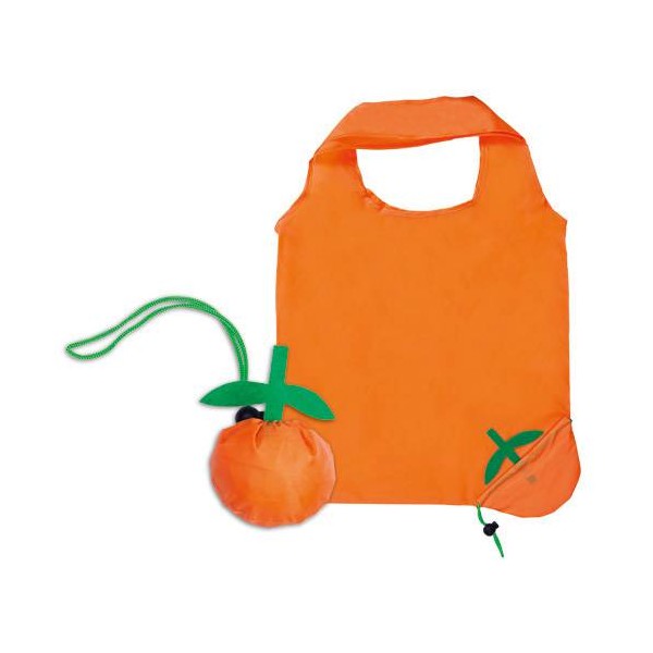 BOLSA PLEGABLE FRUITS NARANJA