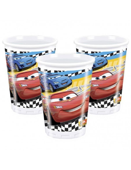 LOTE CUMPLEANOS DISNEY CARS 4 PIEZAS 1 DE REGALO