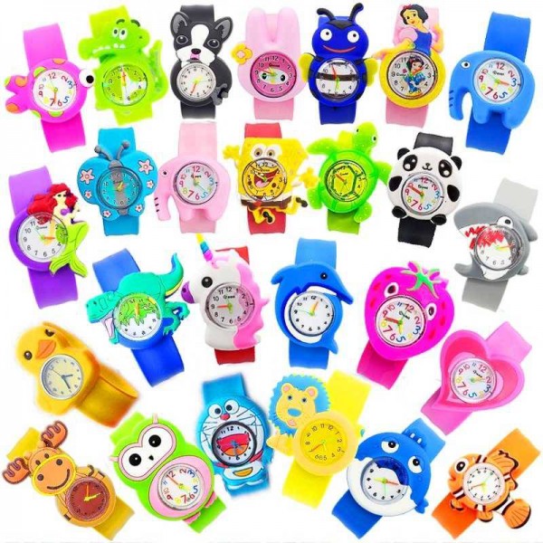 RELOJ INFANTIL ANIMALES SILICONA