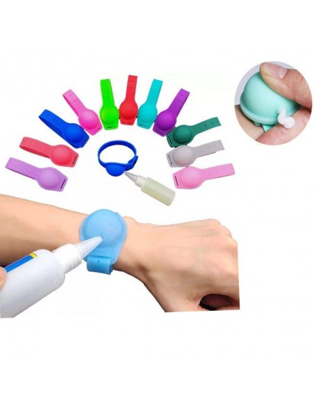 PULSERA AUTODISPENSADOR GEL MANOSBOTELLA VACIA