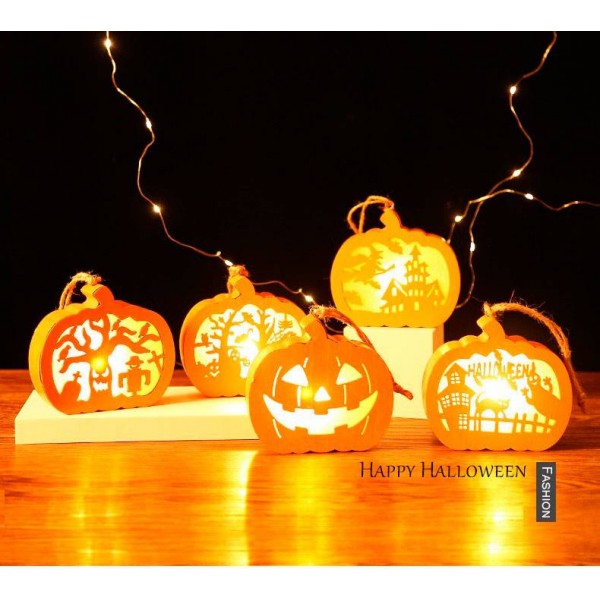 LUCES LED CALABAZAS DECORACIoN HALLOWEEN