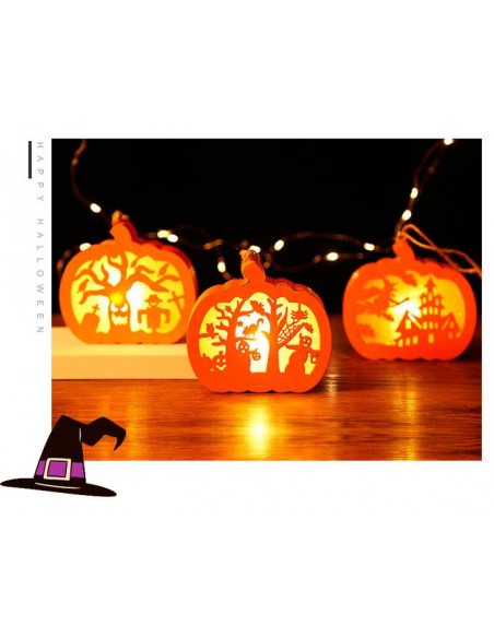 LUCES LED CALABAZAS DECORACIoN HALLOWEEN