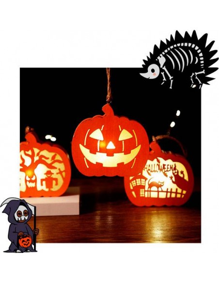 LUCES LED CALABAZAS DECORACIoN HALLOWEEN