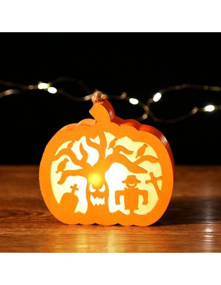 LUCES LED CALABAZAS DECORACIoN HALLOWEEN