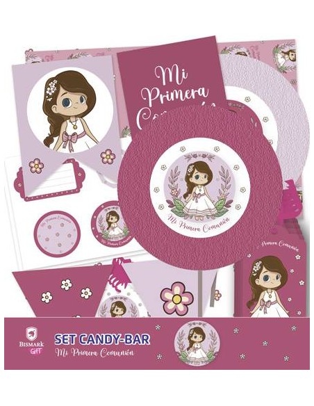 SET CANDY BAR PRIMERA COMUNIoN NINA