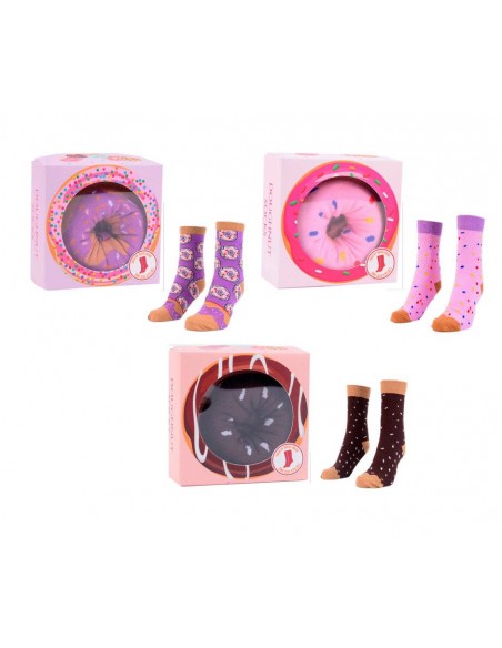 CALCETINES DONUTS EN CAJA DE REGALO