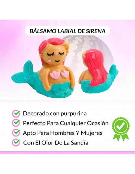 OFERTA LOTE DE 500 BaLSAMOS LABIAL SIRENA PURPURINA