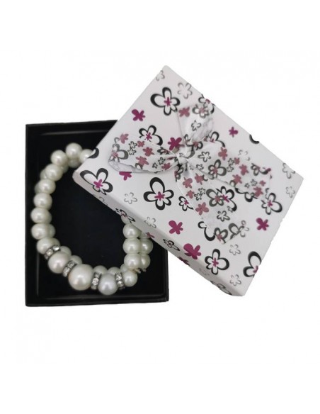 OFERTA LOTE DE 500 PULSERA PERLAS WOMAN EN CAJA DE REGALO