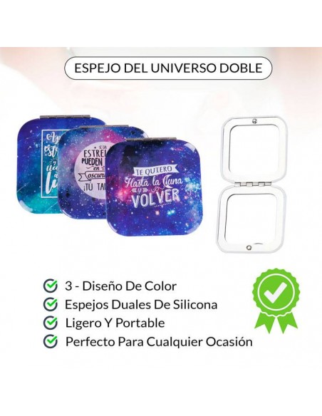 OFERTA LOTE DE 500 ESPEJOS DOBLE UNIVERSO