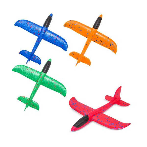 SET DE 4 AVIONES ESPUMA EVA PLANEADORES