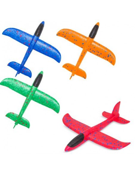 SET DE 4 AVIONES ESPUMA EVA PLANEADORES