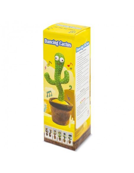 CACTUS BAILARIN Y CANTARIN EN CAJA REGALO